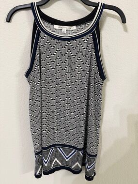 Max Studio Geometric Print Knit Tank Top